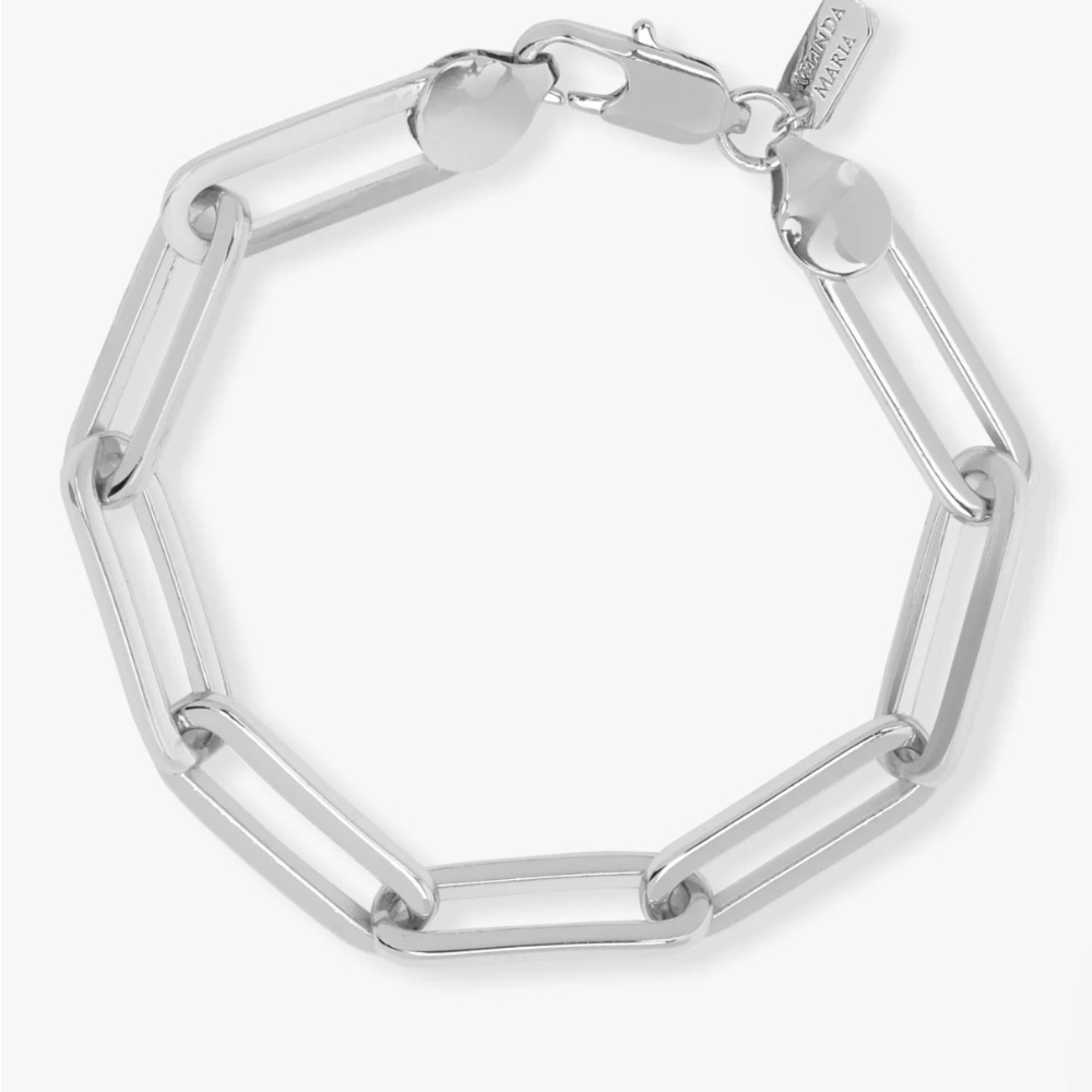 Silver Chain Link Bracelet